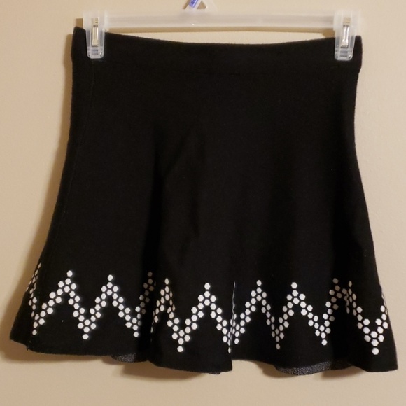 Candie's mini skirt black and white with flare - Picture 5 of 5